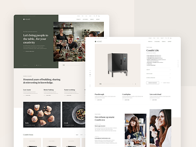 Hounö industry oven's design frontpage industry oven ui ux webdesign webshop website website design