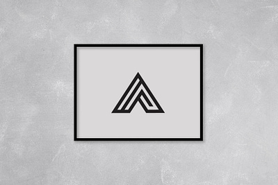 A F logo for your company branding design icon identity illustration lettering logo minimal typography vector