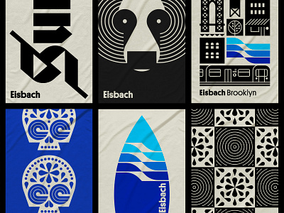 Eisbach pt. XI beach bear blackletter board brooklyn nyc ocean pattern sea skull surf surfing towel water wave