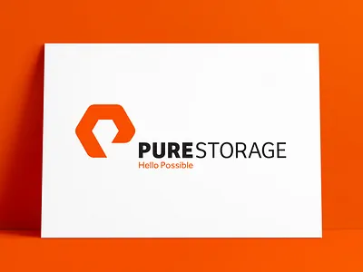 Pure Storage Logo & Brand Identity Designed by The Logo Smith brand identity branding icon identity logo logo design logo designer logo mark logo mark design logo marks logodesign logos portfolio tech logo typography