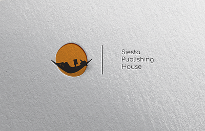Siesta Publishing House [Logo] books hammock inspiration logo man man in hammock publishing house reading siesta sun სიესტა
