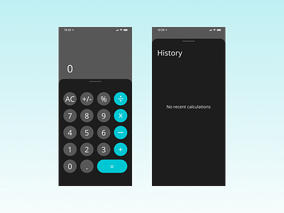 Daily UI Challenge. Day 004/100 app calculator calculator app calculator design calculator ui daily 100 challenge daily ui dailyui figma ui ui design uidesign user interface design userinterface