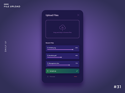 #DailyUI 31 — File Upload app application daily daily ui daily ui challenge dailyui dailyuichallenge design file file upload ui upload ux