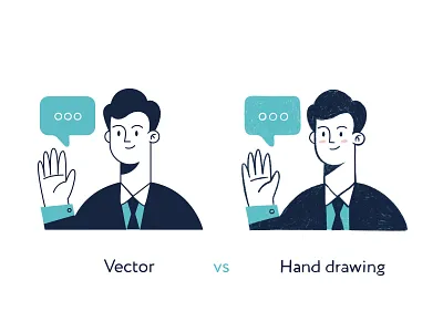 Which one would you choose? boy character design designer flat hand drawn hello illustration illustrator man people vector