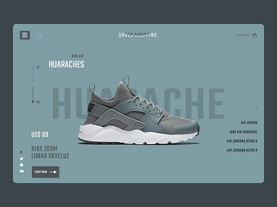 Shoe Store E-commerce Platform PSD Template design ecommerce minimal photoshop psd shoe shop store template temple ui ux web website