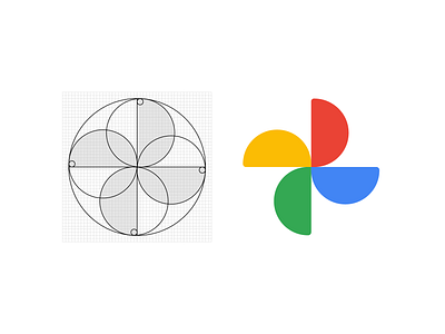 NEW Google Photos icon flat design flat logo google google design google photos google product grid grid logo icon icon design icono logo logo construction logo design logo designer logo grid logotipo logotype