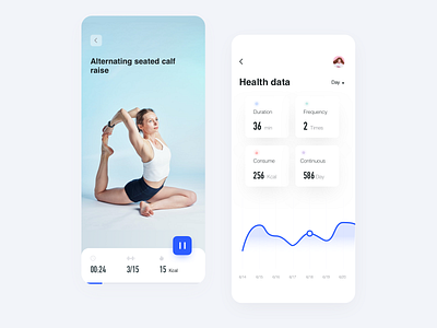 003-APP fitness app art branding design fitness app flat icon illustration illustrator minimal typography ui ux