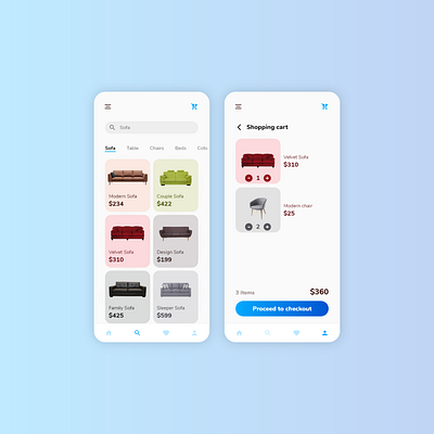 DailyUI 058 Shopping cart 058 58 application cart daily 100 challenge daily ui dailyui design mobile shopping shopping app shopping cart ui