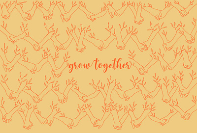 Grow Togehter caring future growtogether hands illustraion quarantine quote quote design quotes