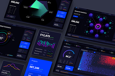 Orion data widgets analytics chart bubble chart chart dashboard data data vusialisation dataviz desktop infographic line chart radar chart template ui kit