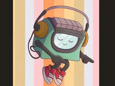 Dancing Walkman dancing walkman