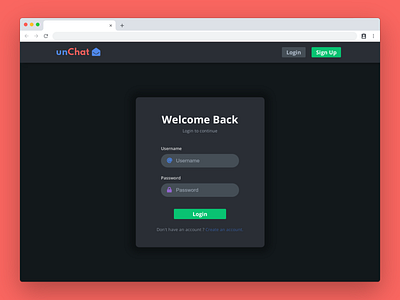 Login Page (Dark Mode) dark theme dark ui design login box login design login form login page login screen night mode uidesign