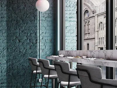 Greenwich grind london coffee CGI 3d 3dsmax cgi concept design details gpu interior design rendering vray