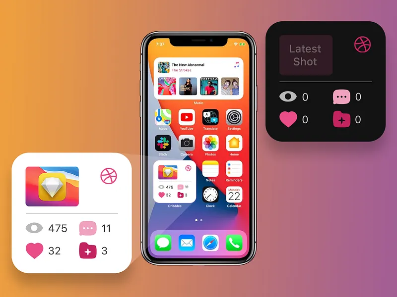 Dribbble Widget designs, themes, templates and downloadable graphic ...
