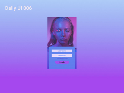 Daily UI 006 app daily 100 challenge dailyui figma figmadesign ui user profile ux