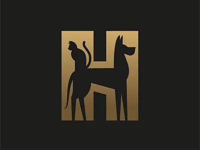 Hannover dribbble animal branding cat character dog illustration logo mascot minimal symbol typography