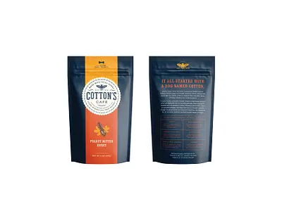Cotton's Cafe — Bag Front and Back