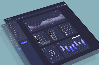 Charts dashboard sales