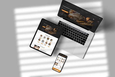 Family Bakery | Landing page bakery design landing landing page ui ux