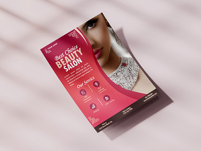 Flyer Design - Best Choice Beauty Salon Brand Design branding design flyer flyer design graphic design