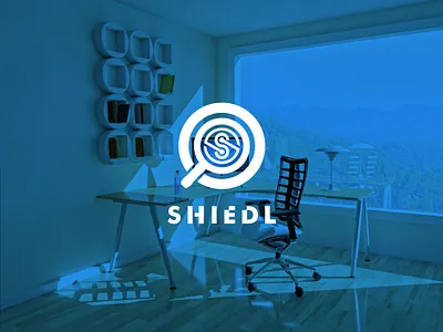 Shiedl Logo project branding design flat logo web