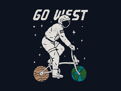 Go West branding handlettering illustration inspiration lettering merch design skitchism t shirt typography vintage