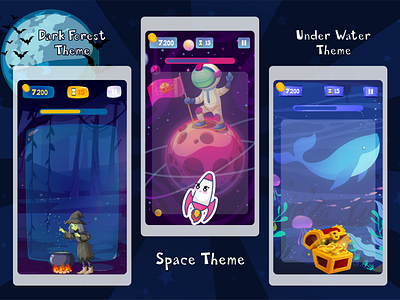 Gaming App - Dark Themes andriod app appdesign art design icon ios logo typography ui ux