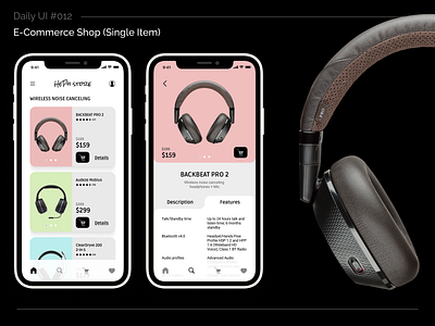 Daily UI #012 — E-Commerce Shop (Single Item) app app design dailyui daliy ui design store ui uidesign