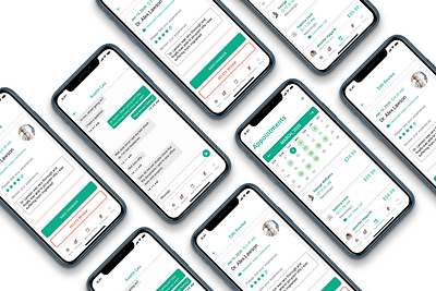 AH Care Mobile App adobexd design interface design medical medical app mobile mobile design mockup modern product design telehealth ui ui design uidesign