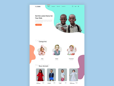 Landing Page Exploration design fashion design landing page ui ux web design