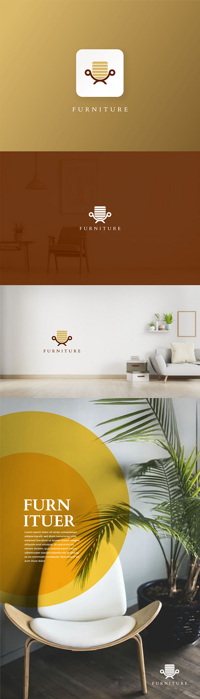 Furniture Logo branding creative design design furniture logo graphic design lettering logo logo design vector