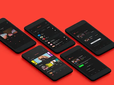 mobile music application ui design ui ux