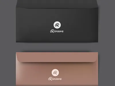 Riviera Simple Logo elegant design flat design logo simple white