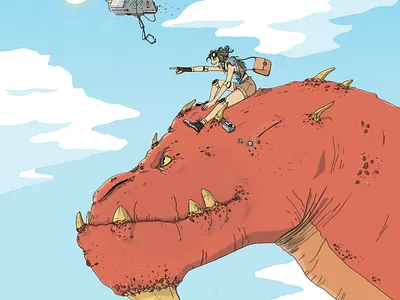 Rumble character characterdesign characters design illustration vector