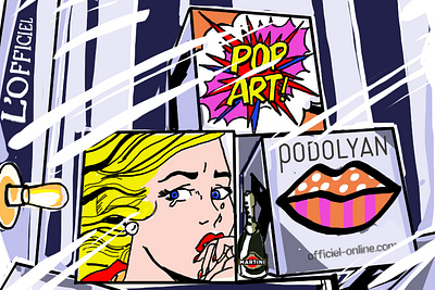 Pop-Up Store PODOLYAN illustration photoshop