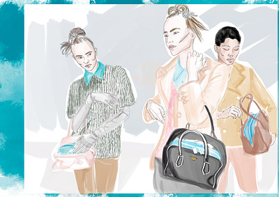 Fashion fashion illustration photoshop