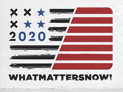 BLM: WHATMATTERSNOW! america black lives matter blm equality flag minimal political usa flag vector art