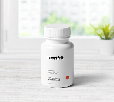 Healthcare Bottle Minimalistic Packaging bottle package healthcare minimal packaging supplement vitamin