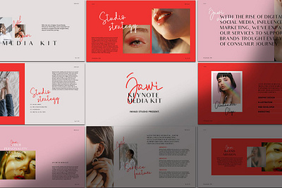 JAWI - Keynote Media Kit basic business clean corporate corporate design corporate identity keynote keynote design keynote presentation keynote template keynote templates media kit media kit template minimal modern presentation presentation template shape template typography