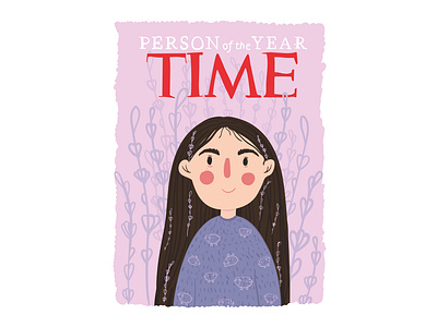 OLENKA Person of the year! appearance background beauty blue dark blue female girl illustration lavanderia magasine magazine cover nature olenka olenka woman