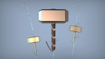 Hammer • T🔨 . 3d 3d art 3d artist art cinema4d design details graphic hammer illustration sculpture