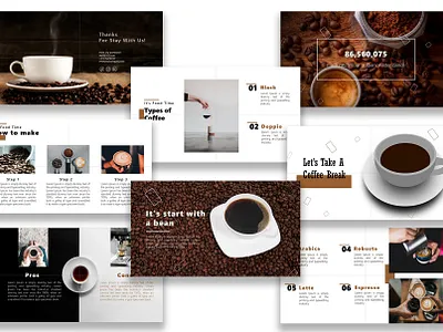 Coffee Break photoshop powerpoint powerpoint presentation template presentation slide design