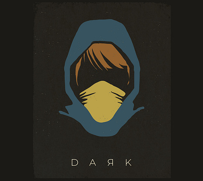 DARK - Jonas II character dark illustration minimalist netflix series