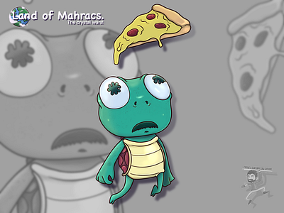 Pepperoni cartoon coffeescartoon cute mycharacter pepperoni turtle