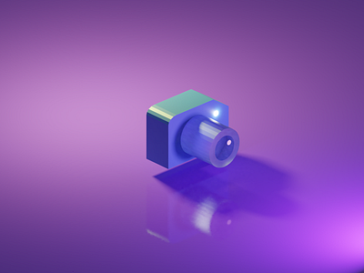 Day #2 (Low Poly Camera) 3d blender blender3d blender3dart blendercycles camera design low poly lowpoly lowpolyart