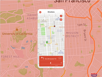 Daily UI #20 - Location Tracker dailyui design figma locationtracker mapsicle
