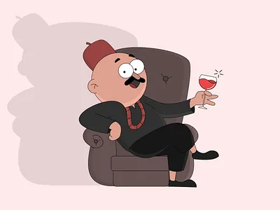 igbo man chilling animation character character design design graphic design gravit designer illustration illustrator sketch vector vector illustration