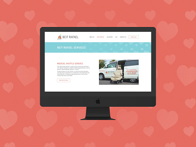 Beit Rafael | Website brand branding colour community design graphic design heart hospital accommodation logo medical shuttle type typography ui design ux design web design web designer website