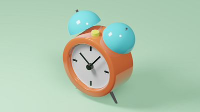 Clock icon 3d 3dcg blender blender3d c4d cinema4d design illustration interior isometric isometricart japan lowpoly lowpoly3d minimal