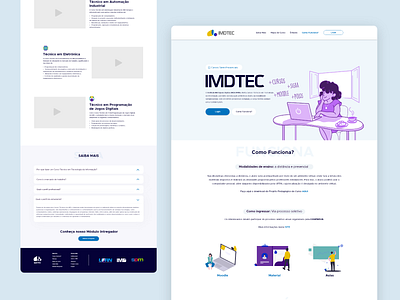 Simple Website IMDTEC ui design website